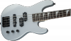 Jackson JS Series Concert Bass Minion JS1X Amaranth Fingerboard Satin Silver