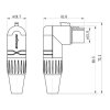 Roxtone RX3RFP-NT Gniazdo kątowe typu XLR