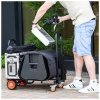 DNA CART M1 wózek transportowy składany pojemny metalowy platforma dwa uchwyty 150 kg