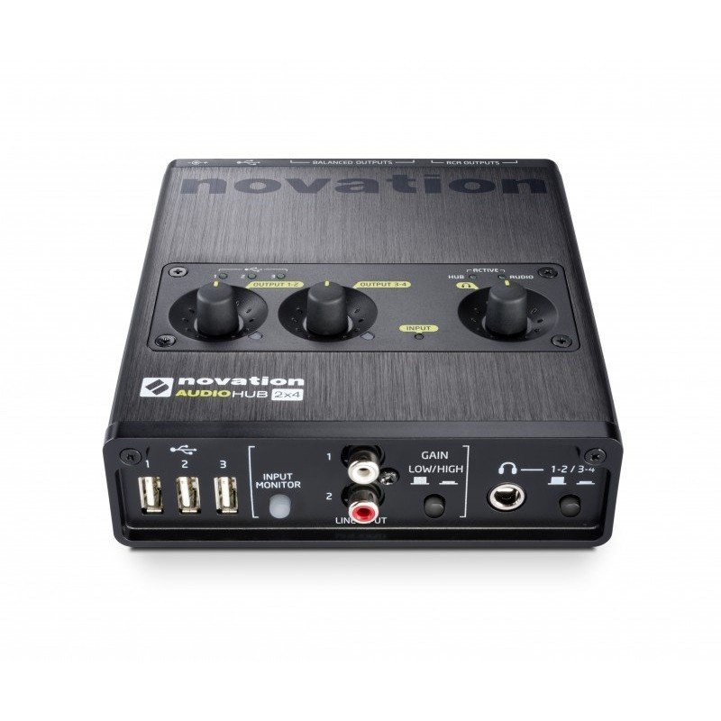 Novation Audiohub 2x4 オーディオインターフェイス 13637f6b8af8b3cc7f3fd61c65d28b