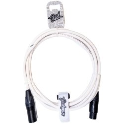 GoodDrut XLRm-XLRf 2m biały kabel mikrofonowy