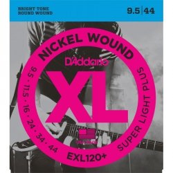 D'Addario EXL120+ - XL Nickel Wound 9.5-44
