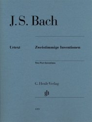 Henle Verlag Zweistimmige Inventionen Bach J.S. Inwencje dwgłosowe na fortepian