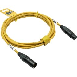 GoodDrut XLRm-XLRf 3m żółty kabel mikrofonowy