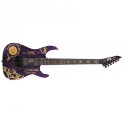 ESP LTD Kirk Hammet OUIJA Purple Sparkle