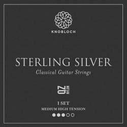 Knobloch Strings STERLING SILVER QZ Nylon 400SSQ - Struny do Gitary Klasycznej