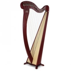 Camac MÈLUSINE harfa celtycka wykończenie Mahoń