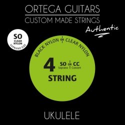 Ortega UKA-SO Clear Nylon Authentic Struny ukulele 24/26