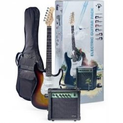 Stagg ESURF 250 SB - gitara elektryczna, zestaw