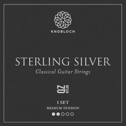 Knobloch Strings STERLING SILVER QZ Nylon 300SSQ - Struny do Gitary Klasycznej