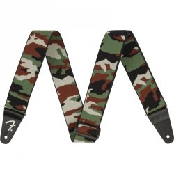 Fender 099-0685-100 Weighless Camo Strap Woodland pasek