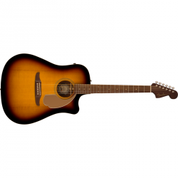Fender Redondo Player Walnut Fingerboard Gold Pickguard Sunburst