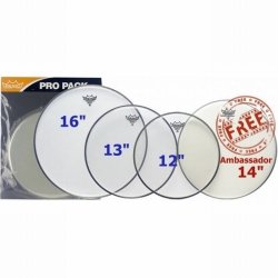 REMO Pro Pack EMPEROR® CLEAR: 12, 13, 16 + 1 Free 14 REMO AMBASSADOR® COATED