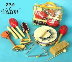 Velton ZP-9 zestaw orffa instrumentów perkusyjnych