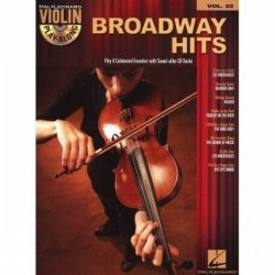 Hal Leonard Violin Play-A Broadway Hits - nuty na skrzypce (+ płyta CD)  VOL.22 