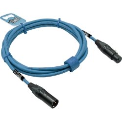 GoodDrut XLRm-XLRf 7m miętowy kabel mikrofonowy
