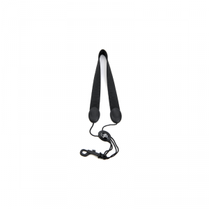D'Addario Rico Fabric Sax Strap pasek do saksofonu czarny plastikowy haczyk