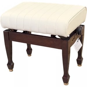 HM BC38 SK20 ława mahoń 1 połysk skaj beżowy