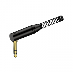 Roxtone RJ3RPP-BG duży jack stereo kątowy wtyk
