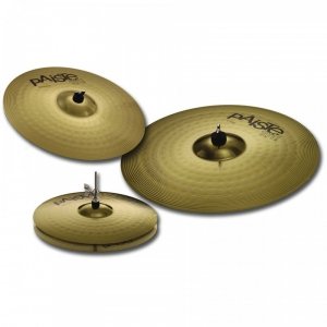 Paiste 101 Brass zestaw 14'' Hi-Hat 16'' Crash 20'' Ride