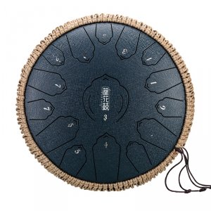 Hluru-Huashu TWL15-14 NavyBlue Tongue Drum 15 notes 14 