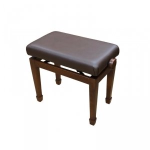 Piano Fiks SKG-20 B44 L31 Ława do pianina orzech mat brązowa skóra