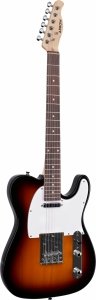 Arrow Telico TL 11 Tobacco Burst Rosewood/White gitara elektryczna