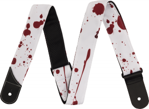 Jackson Splatter Strap White and Red 2