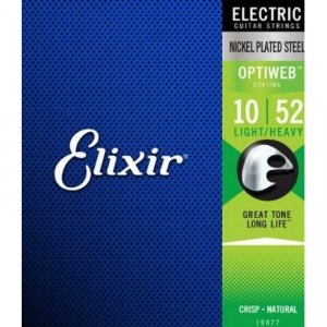 Elixir 19077 Optiweb Light Heavy 10-52