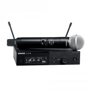 Shure SLXD24E/SM58-G59 - Cyfrowy system bezprzewodowy z nadajnikiem/mikrofonem do ręki SM58  (470-514 MHz)