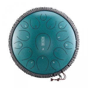 Hluru Round tongue drum 14 15 ton TY15-14-Malachite