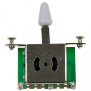 Kera Audio 3P/SQ/ST/Biały Przełącznik 3-poz.