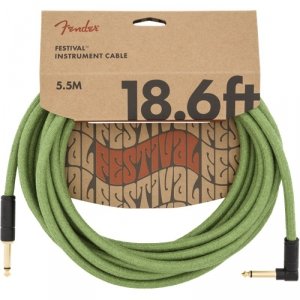 Fender Festival 099-0918-062 Pure Hemp GRN 18,6' / 5,5m kabel instrumentalny