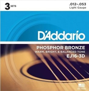 D'Addario EJ11-3D 3pack 3-pak