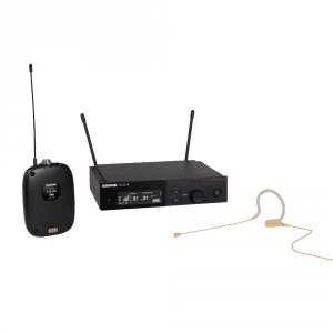 Shure SLXD14E/153T-G59 - Cyfrowy system bezprzewodowy z nadajnikiem bodypack i mikrofonem MX153T