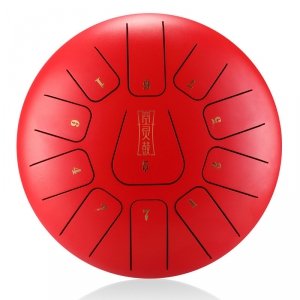 Hluru-Wangyou THF11-6 Red Tongue Drum 11 notes 6