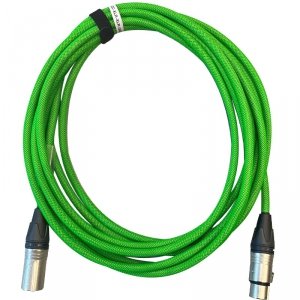 Zuch Kabel Mikrofonowy ZC-XLR-XLR-GREEN-5M Zielony