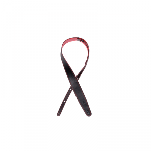 D'Addario 25REV00 Reversible Leather Black Red