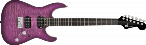 Charvel Pro-Mod Plus DK24 HH HT EB QM Ebony Fingerboard Violet Radiance