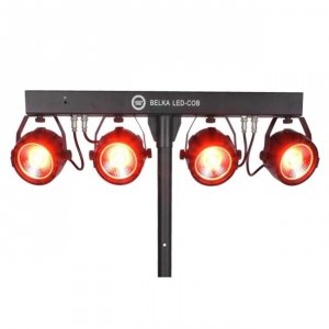 LIGHT4ME Belka LED COB PAR 4x30W statyw pokrowiec