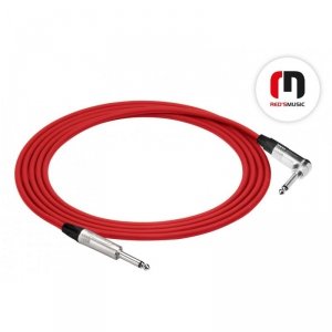 Red's Music GCN1280 Red kabel instrumentalny jack-jack kątowy 8m