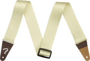 Fender 2 American Professional Seat Belt Strap Olympic White