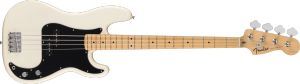 Fender Standard Precision Bass Maple Fingerboard Black Pickguard Olympic White