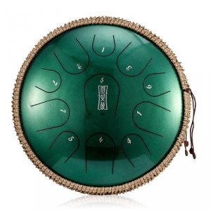 Hluru Tongue drum 11 ton 14'' premium TBP11-14-JewelGreen