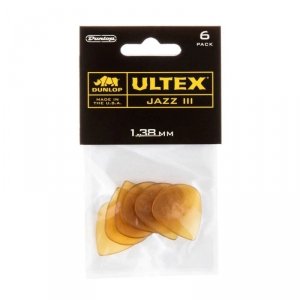 Dunlop 427P138 Ultex Jazz III kostki gitarowe komplet 6 szt