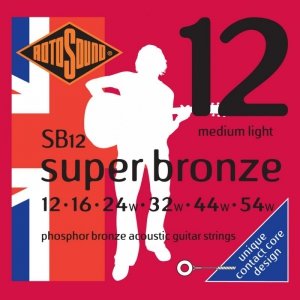 Rotosound SB12 struny do gitary akustycznej 12-54