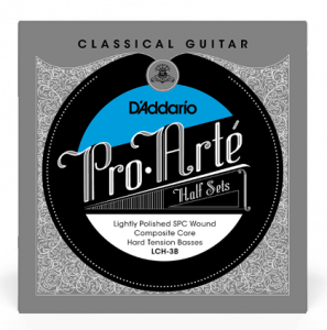 D'Addario LCH-3B 1/2 kompletu szlifowane Basy Kompozyt Twarde