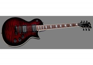LTD EC-256 QM SEE THRU BLACK CHERRY SB