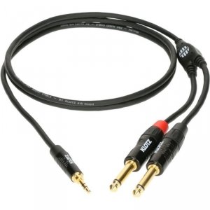 Klotz KY5-150 kabel mini jack stereo-2x jack mono 1,5m