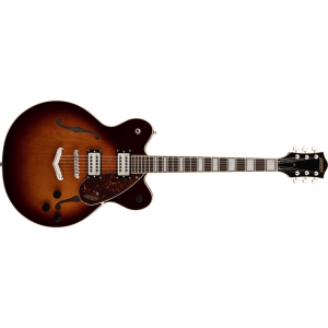 Gretsch Streamliner Center Block Double-Cut with V-Stoptail Laurel Fingerboard Broad’Tron™ BT-2S Pickups Forge Glow Maple